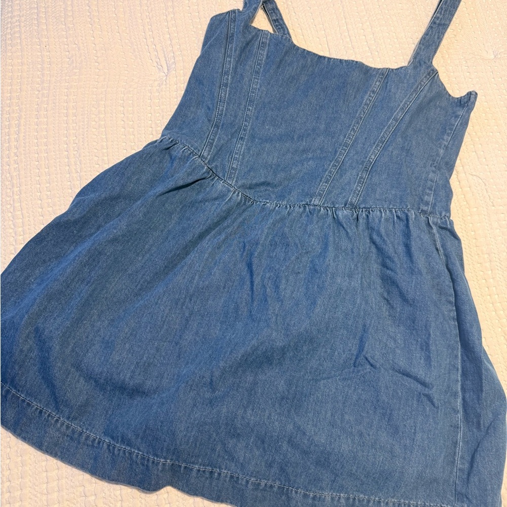 Show Me Your MuMu Blue Denim Mini Dress - Picture 2 of 5